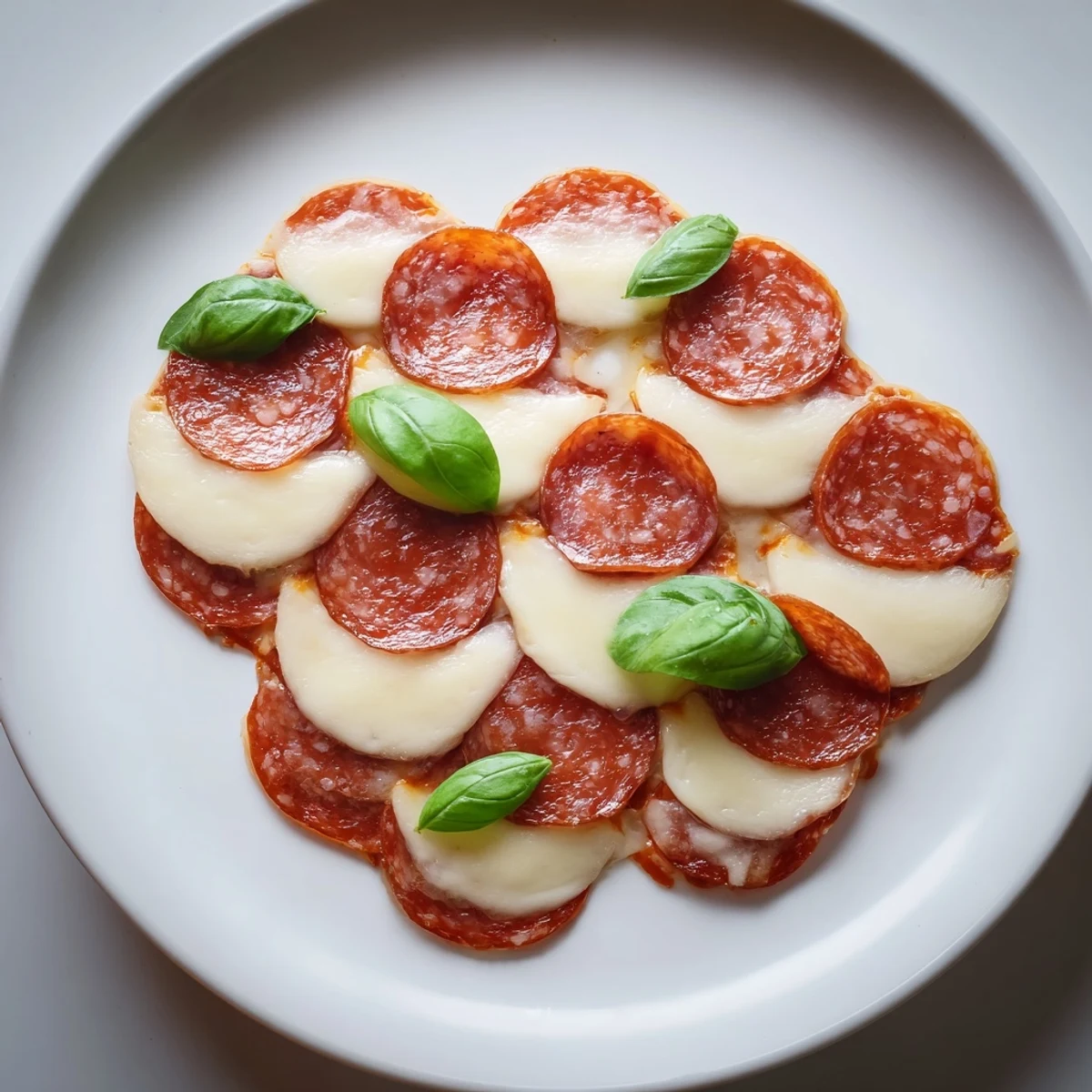 Dragon Scale appetizer, a stunning visual of overlapping pepperoni and cheese "scales" for a party.