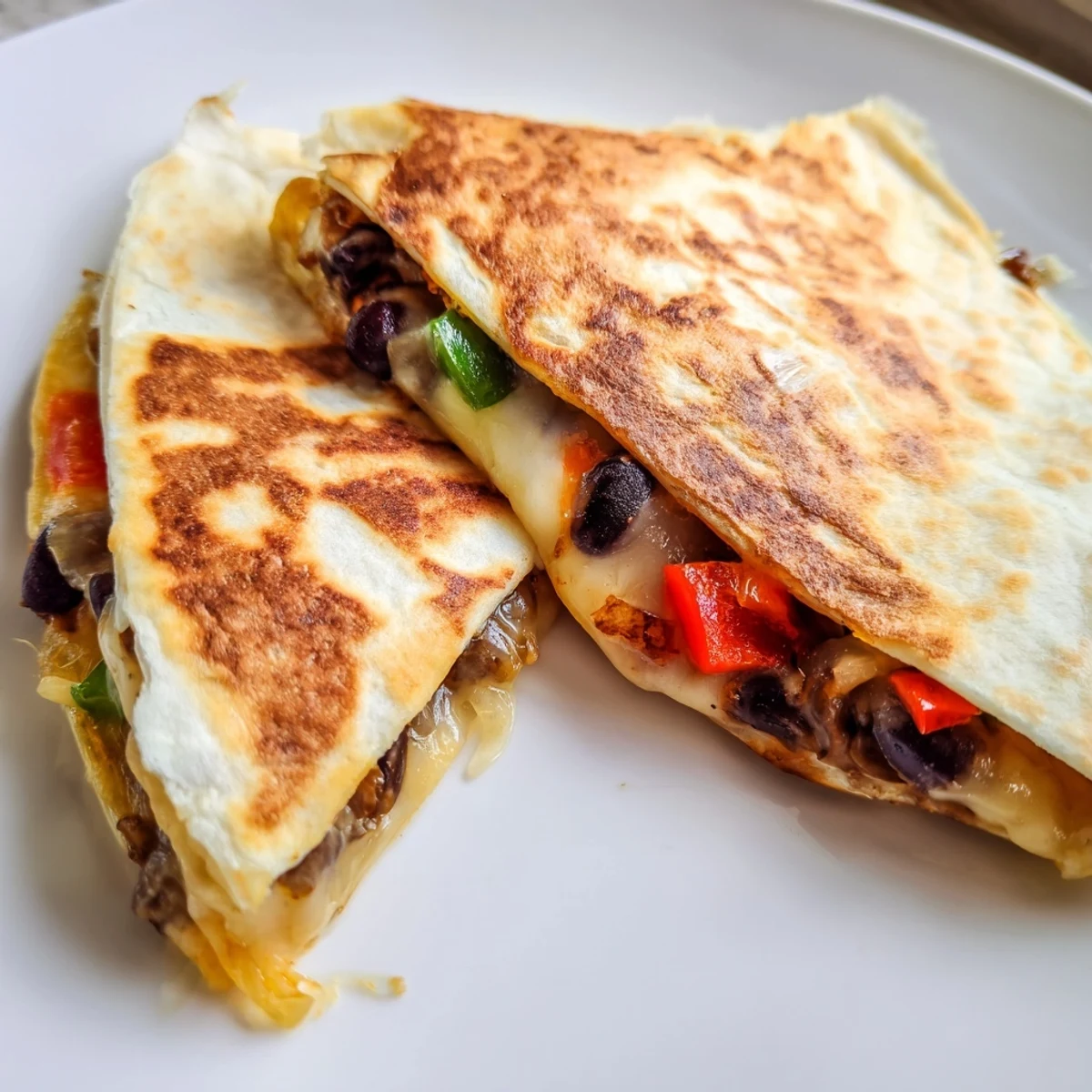 Black Bean Cheesy Quesadilla
