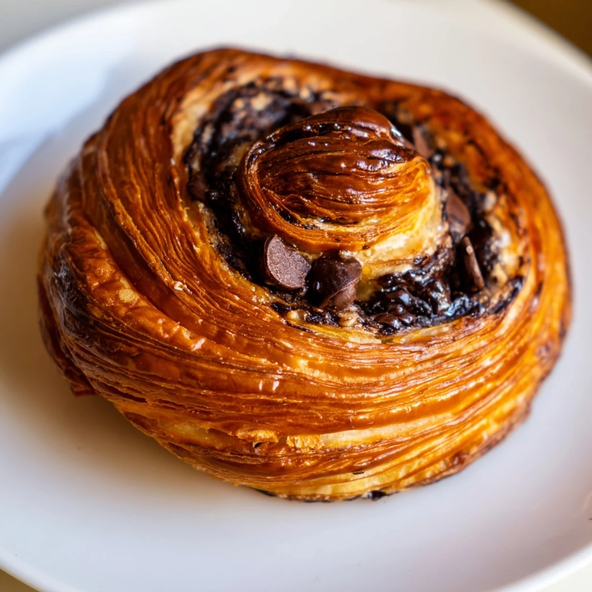 Warm crookies, fresh from the oven, display a perfect swirl of cookie dough; ideal for dessert.