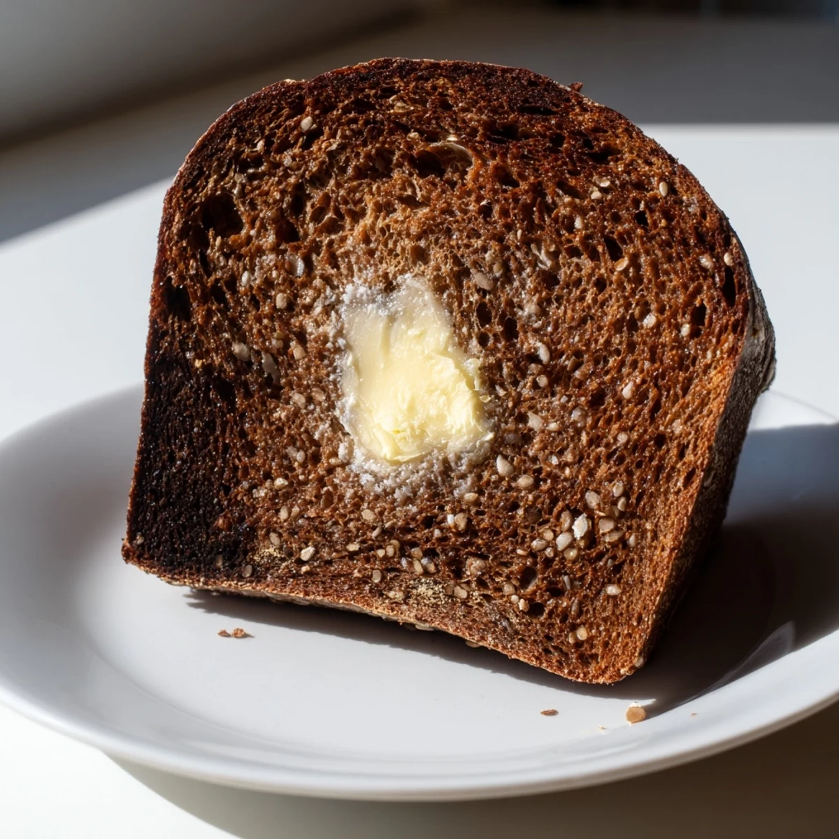 Latvian Rupjmaize Dense Bread