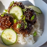 Juicy Teriyaki Meatball Bowls