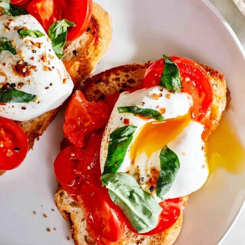 Tomato Basil Burrata Grilled Cheese