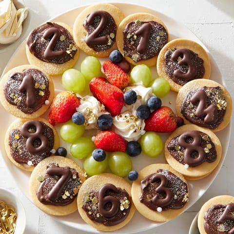 Sparkling Clock Countdown Platter