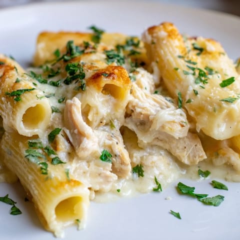 Chicken Alfredo Bake