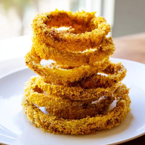 Crispy Onion Ring Tower