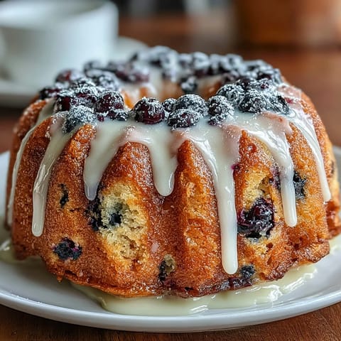 Mini Lemon Blueberry Cakes