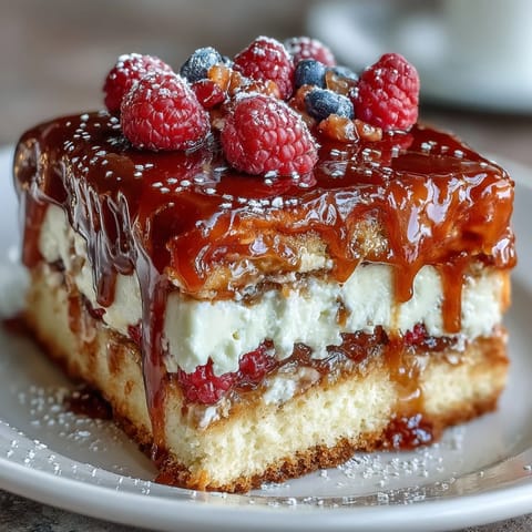 Vibrant sheet cake with lemon curd filling, topped with fluffy whipped cream and fresh berries, perfect for spring birthdays.
