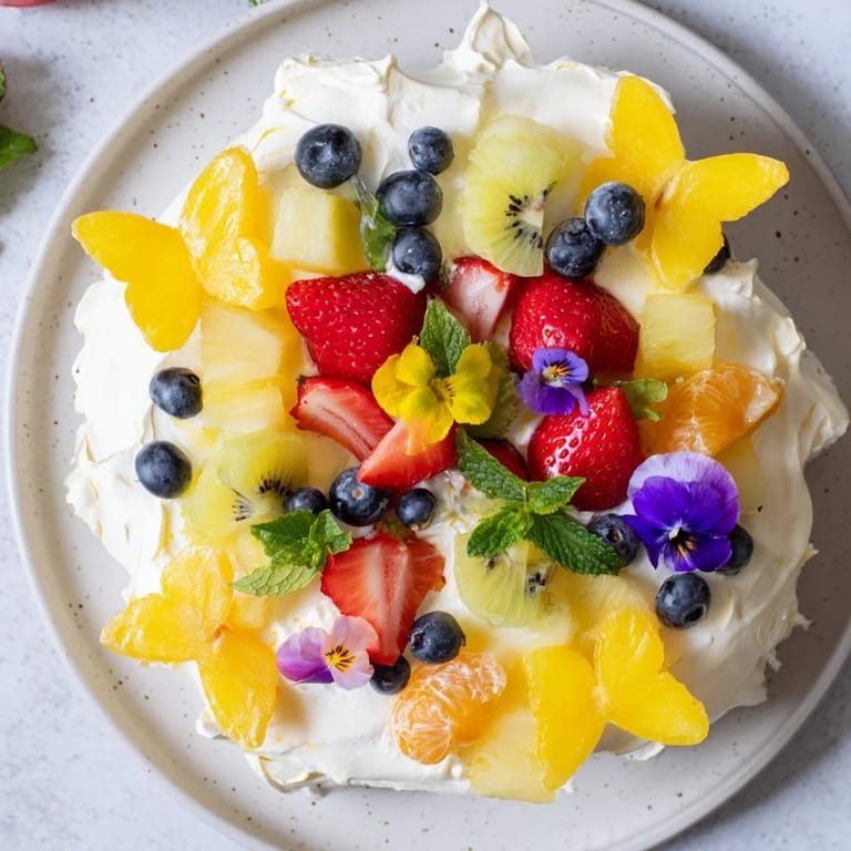 Vibrant Butterfly Fruit and Cream Cheese Board, featuring pineapple butterfly shapes and gluten-free dippers for easy snacking.