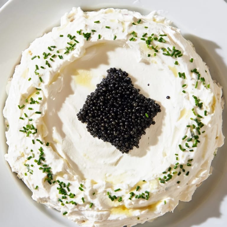 A close-up view of The Diamond Inlay, a stunning appetizer ready to serve with crackers.