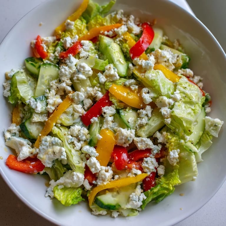 Fresh, light Bella Hadid Salad drizzled with lemon dressing, ideal for a quick, healthy lunch.