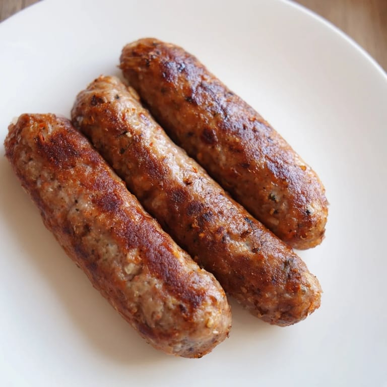 Succulent grilled Romanian mici with a crispy crust, a flavorful Romanian street food favorite.