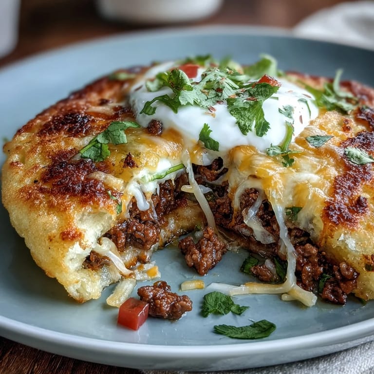 Deliciously light cloud bread tacos filled with spiced beef, perfect for a healthy taco night.