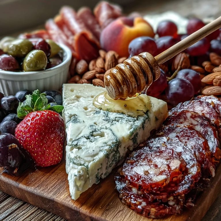 A delicious summer charcuterie board, perfect for sharing with friends.