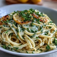 Creamy lemon butter pasta with peas and Parmesan, a vibrant spring dish with bright citrus and tender green peas.  