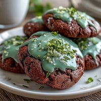 Festive shamrock-shaped sugar cookies decorated with vibrant green royal icing for St. Patrick's Day.