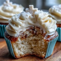 Vanilla cupcakes with creamy buttercream and elegant white fondant cross toppers for First Communion celebrations.